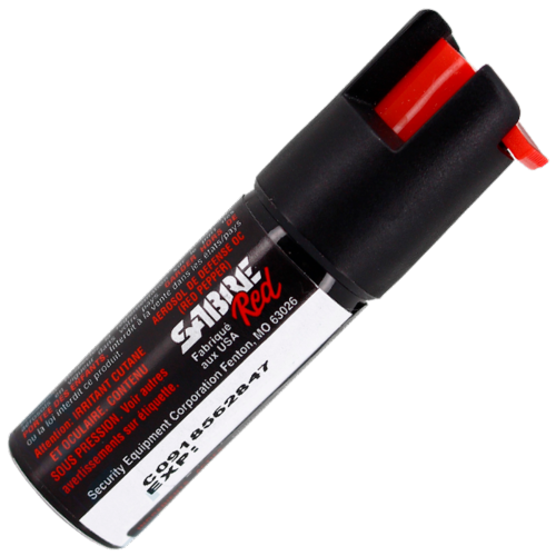 SABRE RED - Spray de défense au piment 3 en 1 - Porte-clés