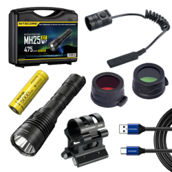 NITECORE - Pack Lampe torche - MH25V2 - 1300 Lm - Montage magnétique 