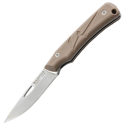 WILDSTEER - Couteau pliant - K-NIF Coyote - Manche Tactiprène